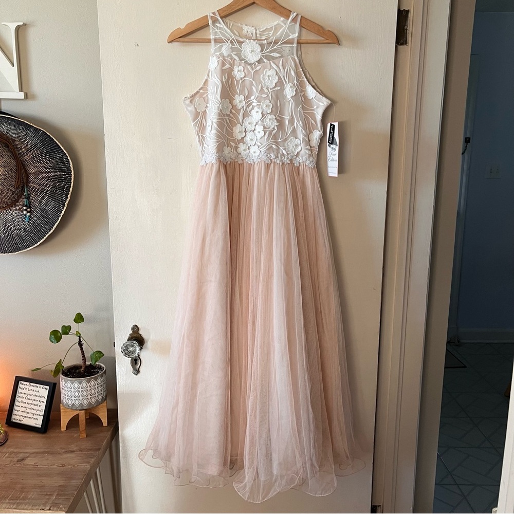 Rare Editions Sunday Best Taupe Dress, Girls Size 16 - Picture 12 of 12